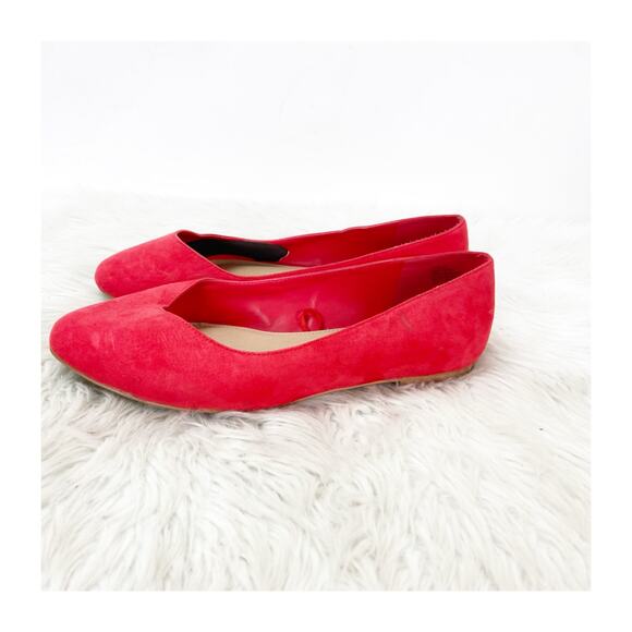 2/$30 Torrid Red Ballet Flats Size 10W Women’s Comfort Round Toe Slip On Casual - Picture 6 of 16
